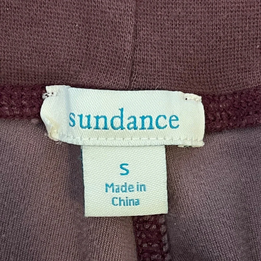 Sundance Velour Wide‎ Leg Pull On Pants Mauve Purple Size Small